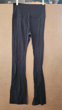 All In Motion Black Flared Leggings Womens Small High Waisted Yoga Pants S #887